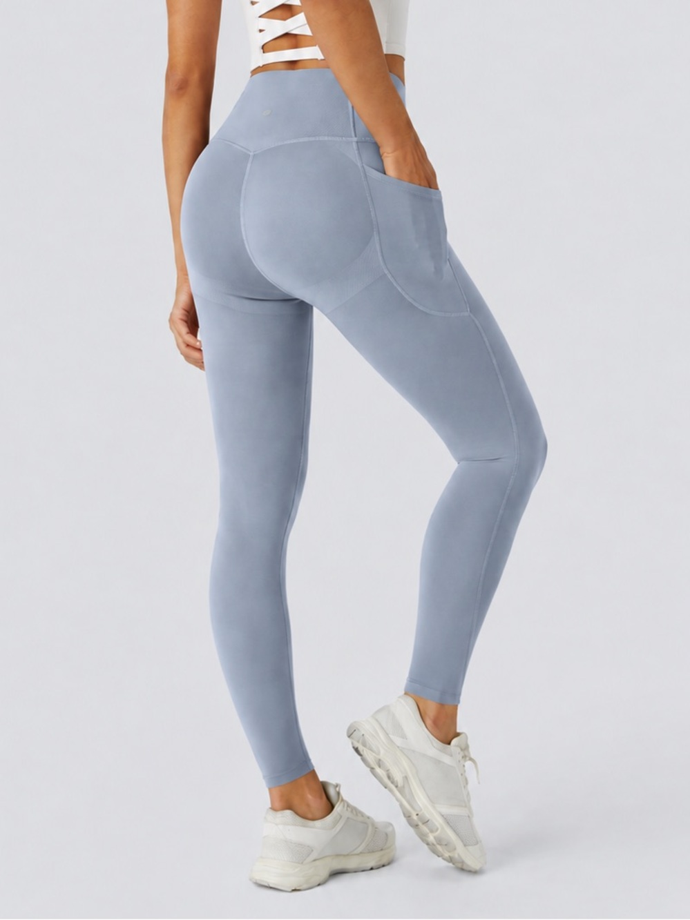Halara UltraSculpt™ High Waisted Tummy Control Scrunch Butt Leggings 7/8 Length